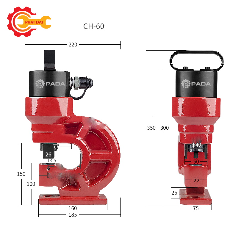 Máy Đột Lỗ Thủy Lực CH60