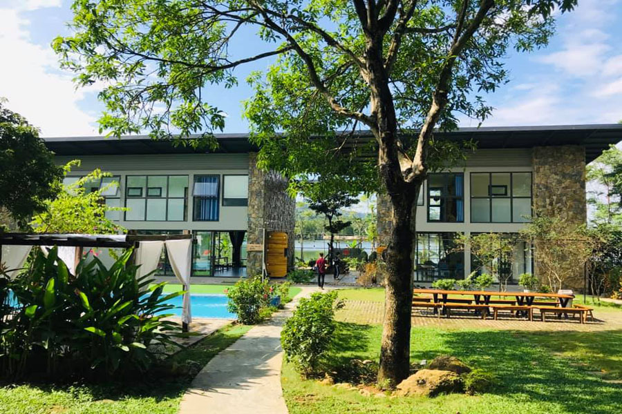 khuôn viên An Vui Lodge & Cottage
