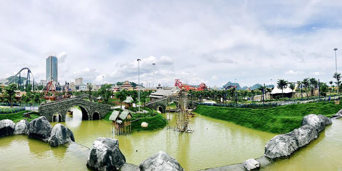 khuôn viên sun world hạ long