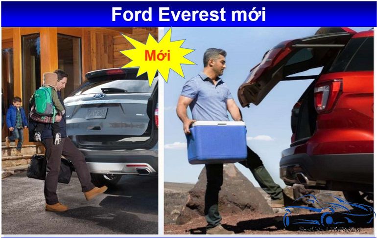 Ford Everest Titanium Bi-turbo: xe SUV cho người "sành điệu" 7 mở cốp sau thông minh ford everest 2019