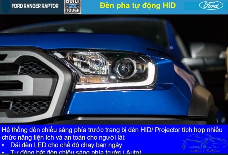 Giới thiệu chi tiết Ford Ranger Raptor: siêu phẩm bán tải nhập khẩu 2019 2 đèn trước ford ranger raptor 2019