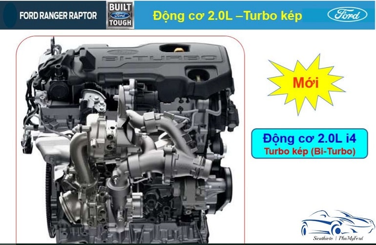 Giới thiệu chi tiết Ford Ranger Raptor: siêu phẩm bán tải nhập khẩu 2019 6 động cơ dầu tăng áp kép ford ranger raptor 2019