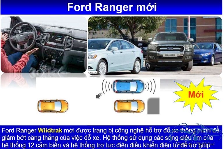 Giới thiệu tổng quát Ford Ranger 2019: ngựa thồ hạng sang 13 hệ thống hỗ trợ đỗ xe song song tren ford ranger 2019