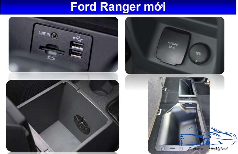 Giới thiệu tổng quát Ford Ranger 2019: ngựa thồ hạng sang 9 các tiện ích trên ford ranger 2019