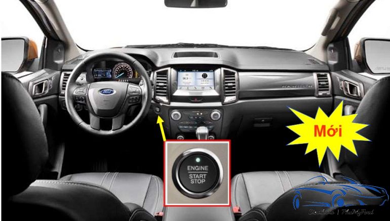 Giới thiệu tổng quát Ford Ranger 2019: ngựa thồ hạng sang 8 khởi động bằng nút bấm start stop trên ford ranger 2019
