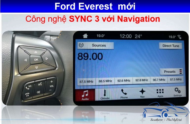 Ford Everest Titanium Bi-turbo: xe SUV cho người "sành điệu" 14 hệ thống sync 3 ford everest 2019