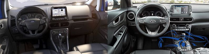 So sánh Ecosport và Kona: chuyên gia đường phố đối đầu với tân binh hạng nặng 4 noi that xe ecosport kona result