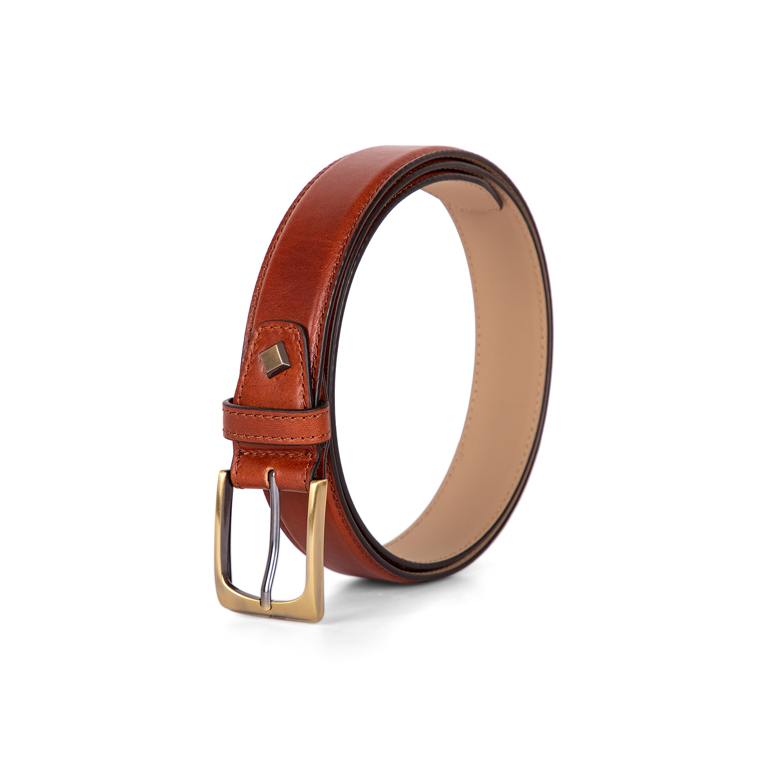 Thắt lưng nam da bò màu nâu