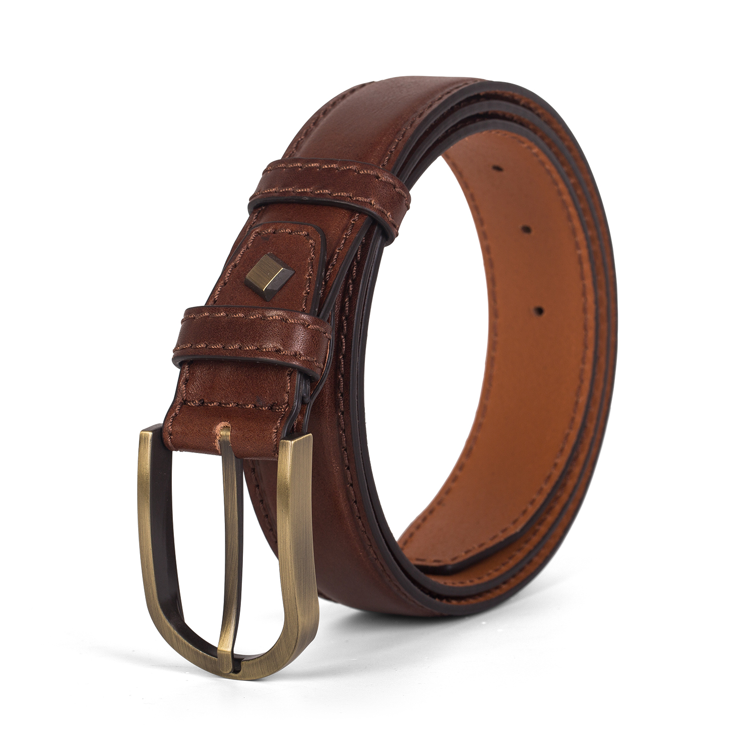 Thắt lưng da bò Ý