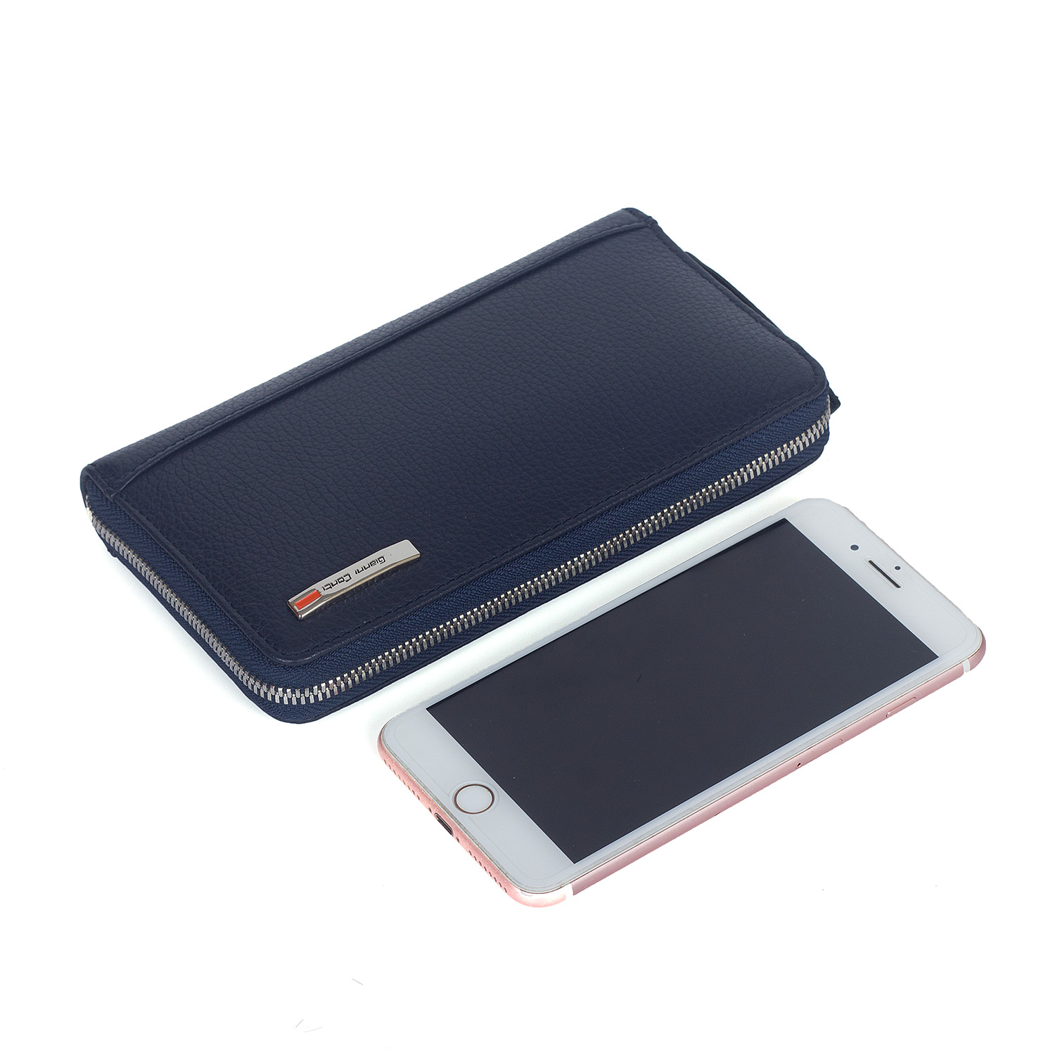 ví nữ da bò khóa kéo ngang