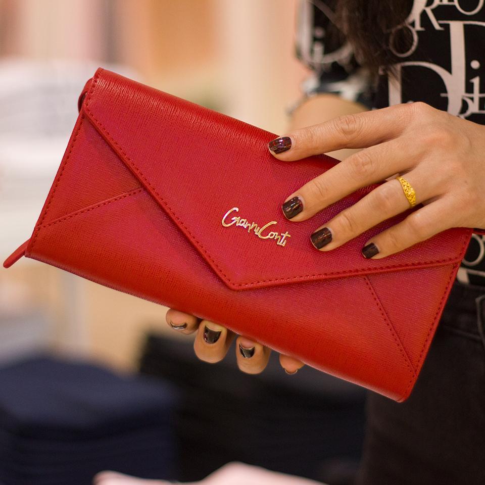 ví da nữ dáng phong bì