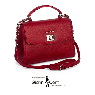 Túi nữ da thật mầu đỏ