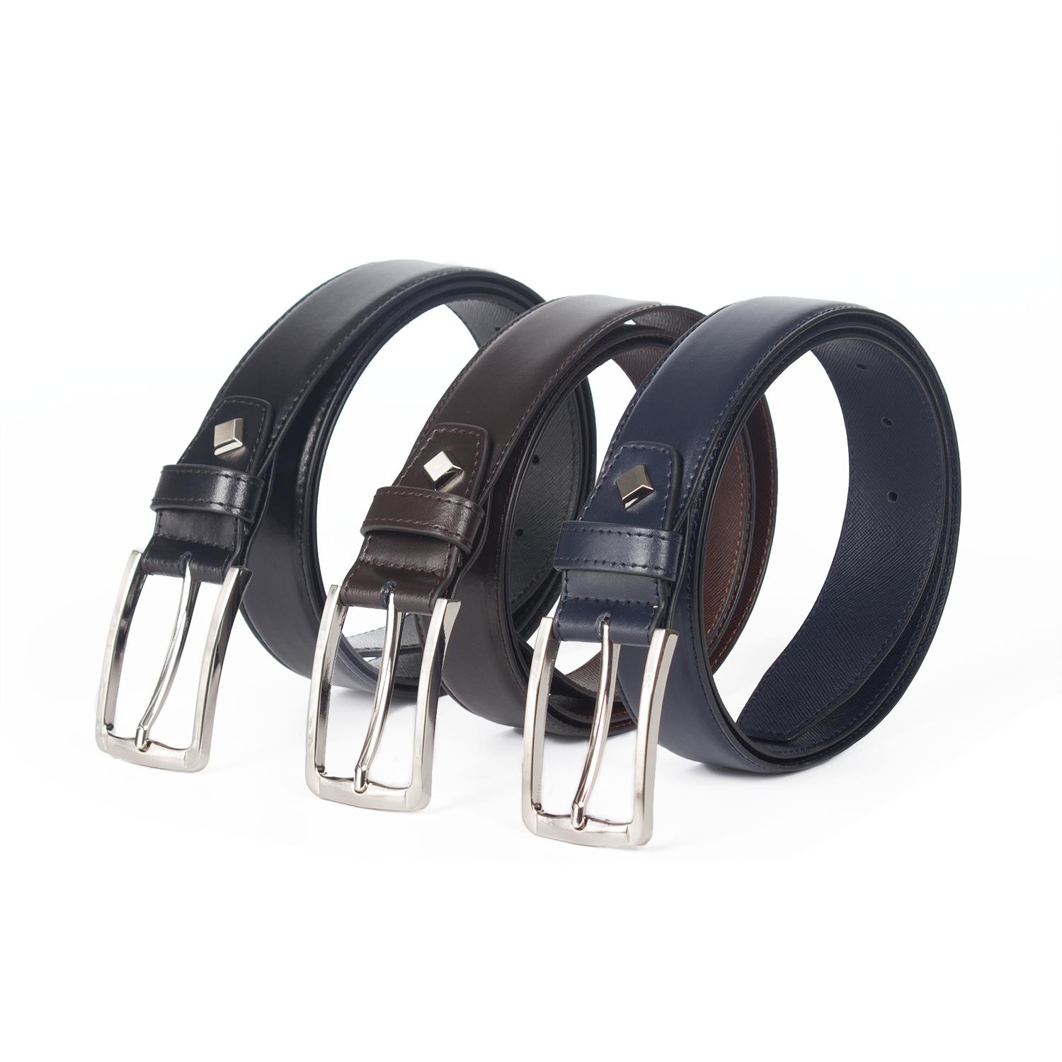 Thắt lưng nam da bò nguyên miếng