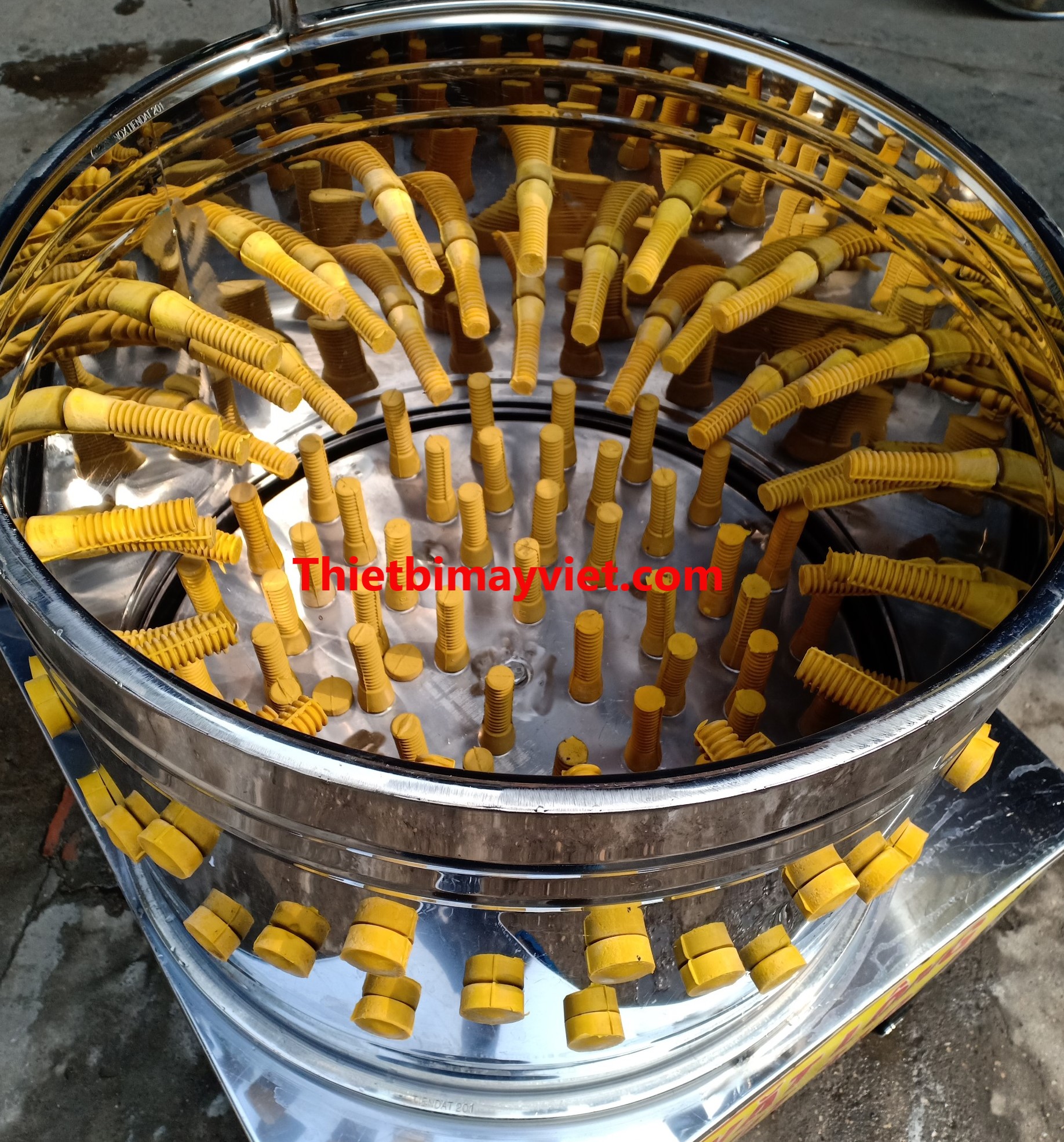 Máy vặt lông gà phi 55 mẫu mới