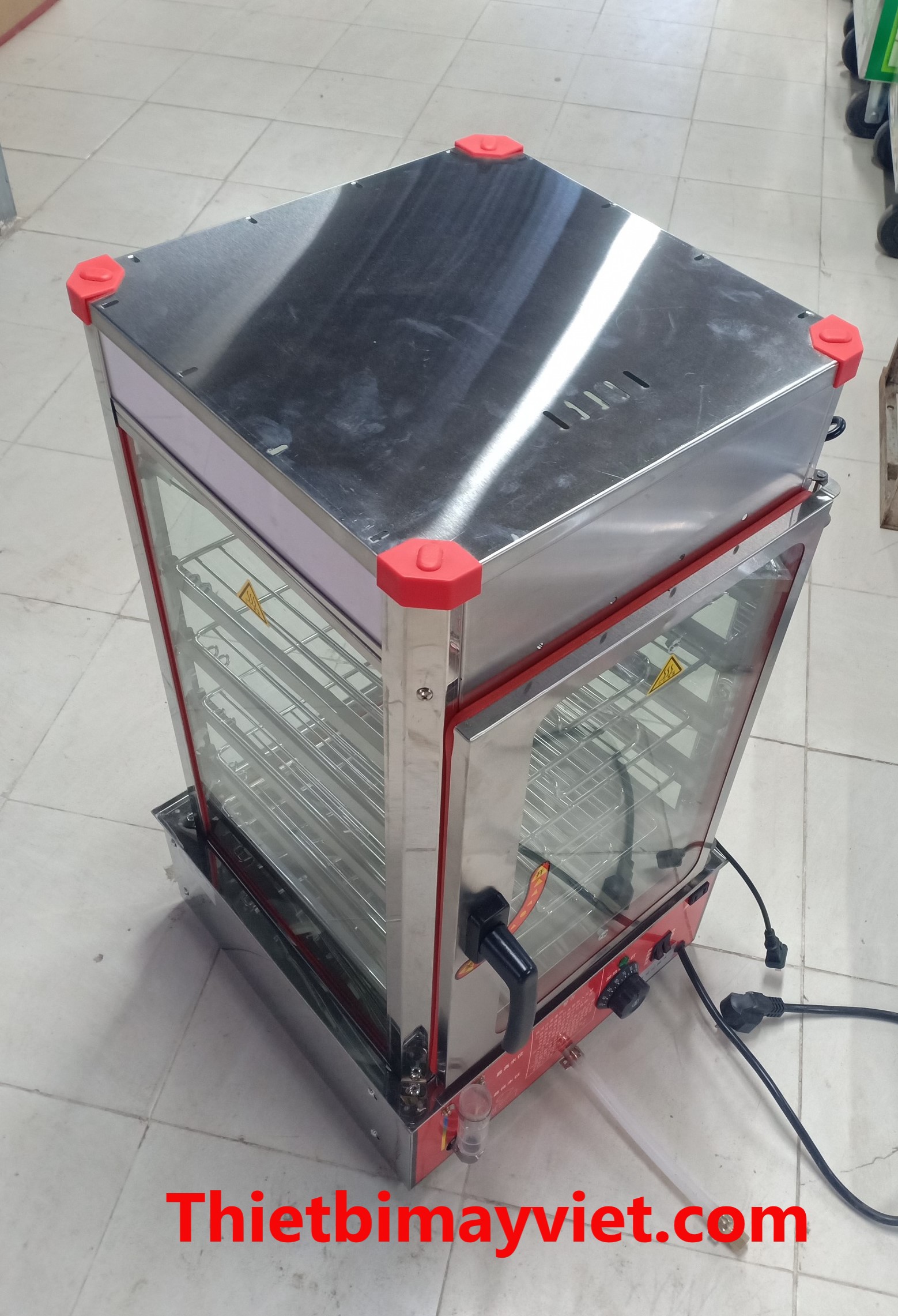 Tủ hấp bánh bao 5 khay nhập khẩu