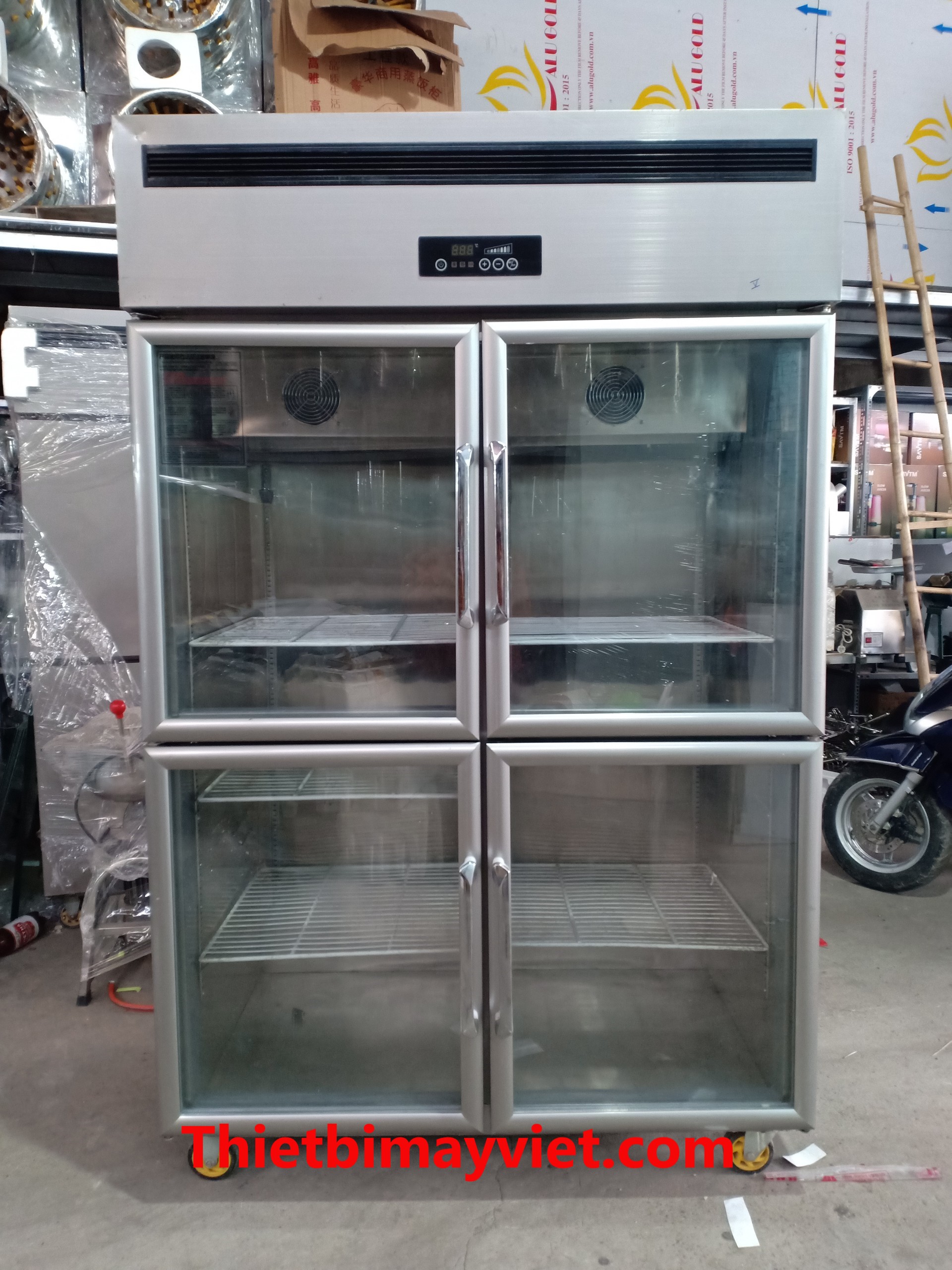 Tủ lạnh 4 cánh kính cảm ứng đa năng (V)