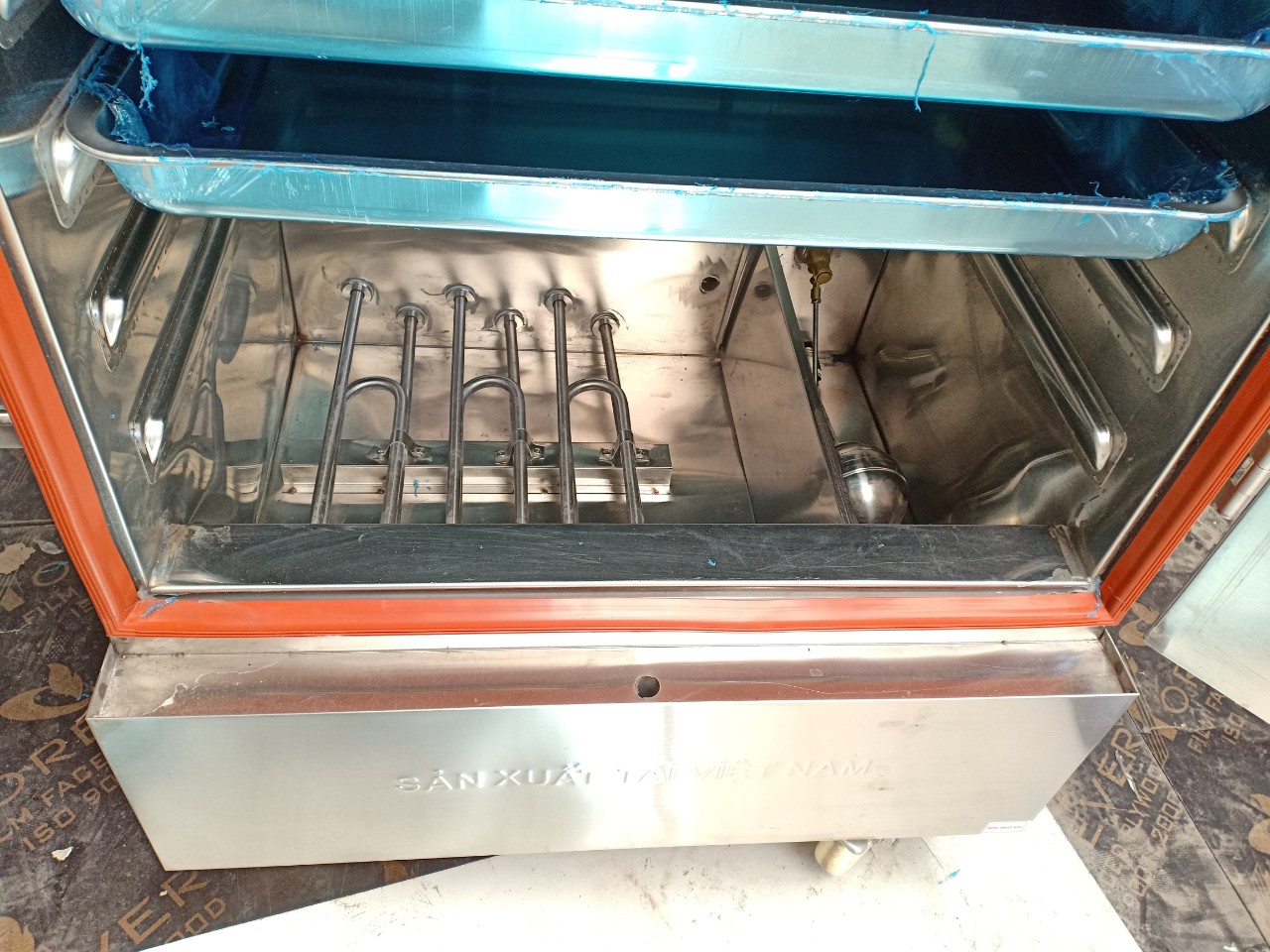Tủ Nấu Cơm 10 Khay Kết Hợp Ga Điện Hẹn Giờ Aptomat 2020