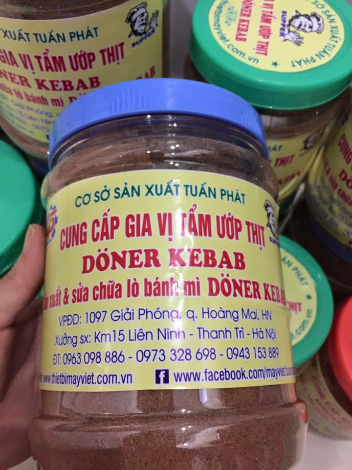 BỘT GIA VỊ TẨM ƯỚP THỊT DONER KEBAB