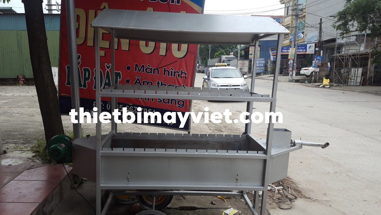 Lò Nướng Vịt, Lò Quay Vịt sắt trắng