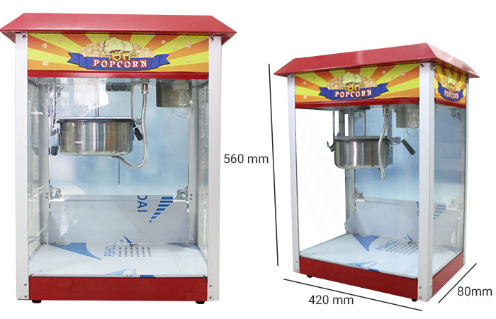 Máy làm bắp rang bơ, Máy nổ bắp rang bơ VBG - 1608