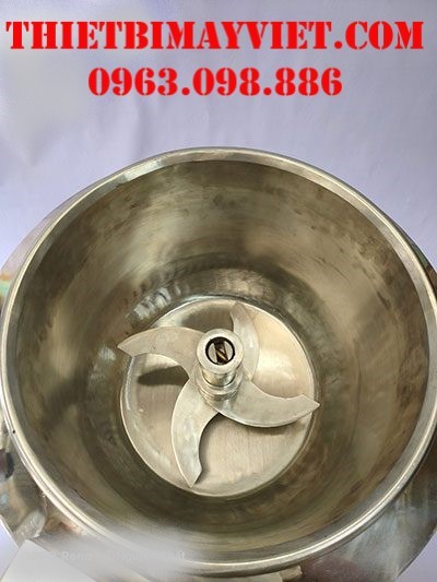 Máy Xay Giò Chả Công Nghiệp 30KG Điện Áp 360V Công Xuất 25Hp
