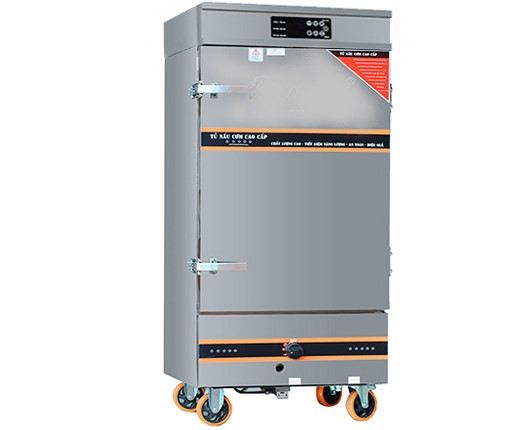 Tủ Cơm 12 Khay Kết Hợp Ga - Điện Điều Khiển Cảm Ứng