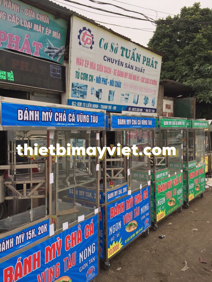 Xe bánh mì chả cá Vũng Tàu