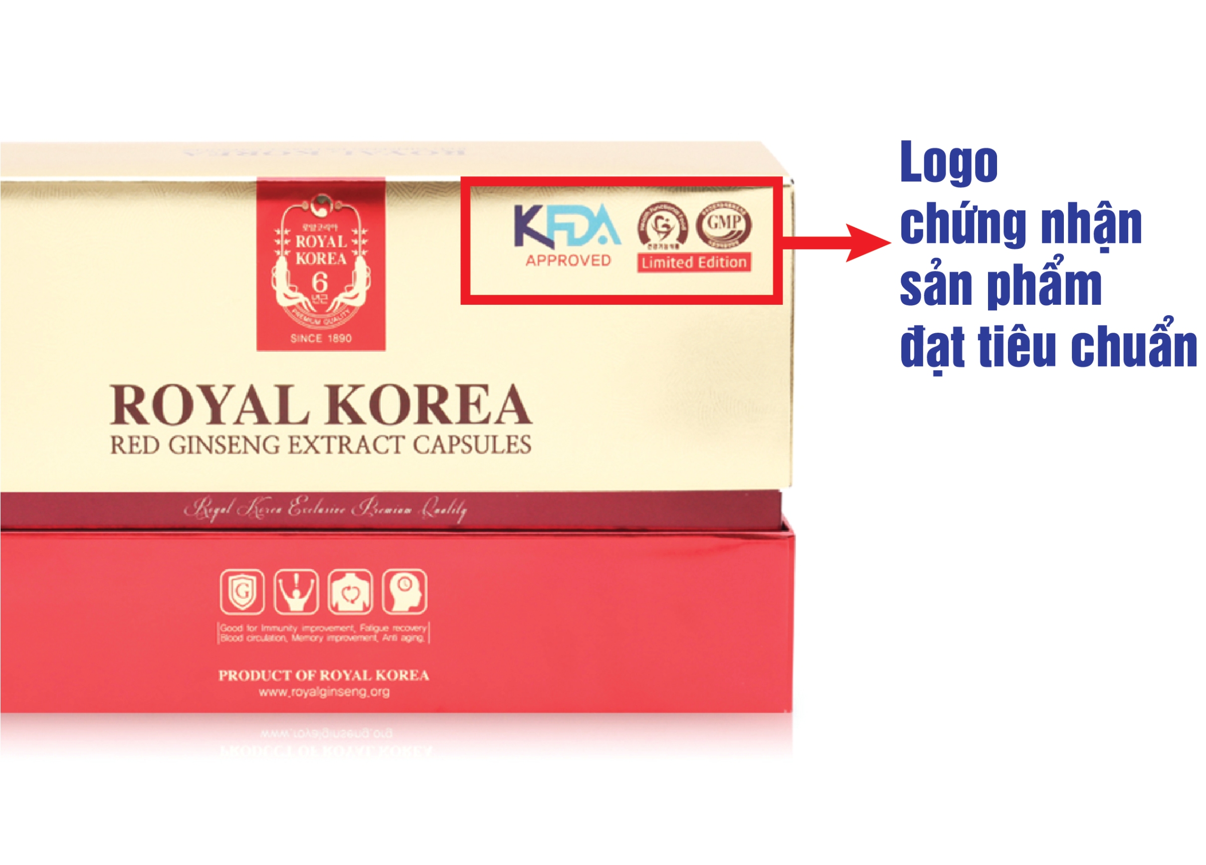 Viên nhộng tinh chất hồng sâm Hàn Quốc Royal Korea