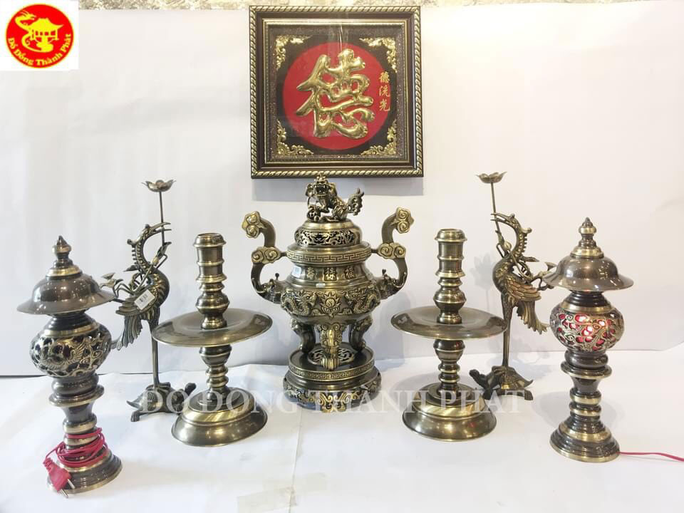 Bộ Thất Sự Đồng vàng Cao 50 cm