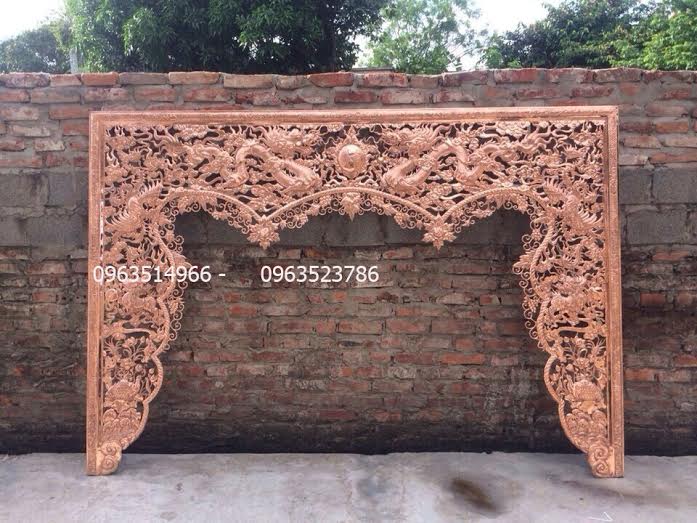 Cửa Vòng Bằng Đồng Mẫu Cửa Võng Thờ Tứ Linh