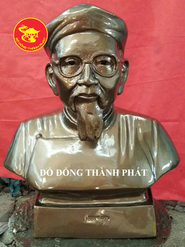 đúc tượng cụ ông bằng đồng