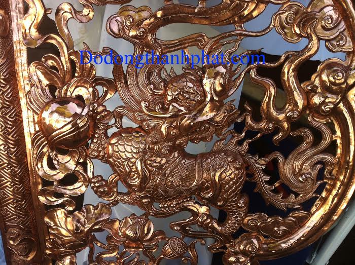 tứ linh lân trên võng đồng