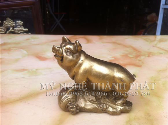 Tượng Lợn Đồng Phong Thủy
