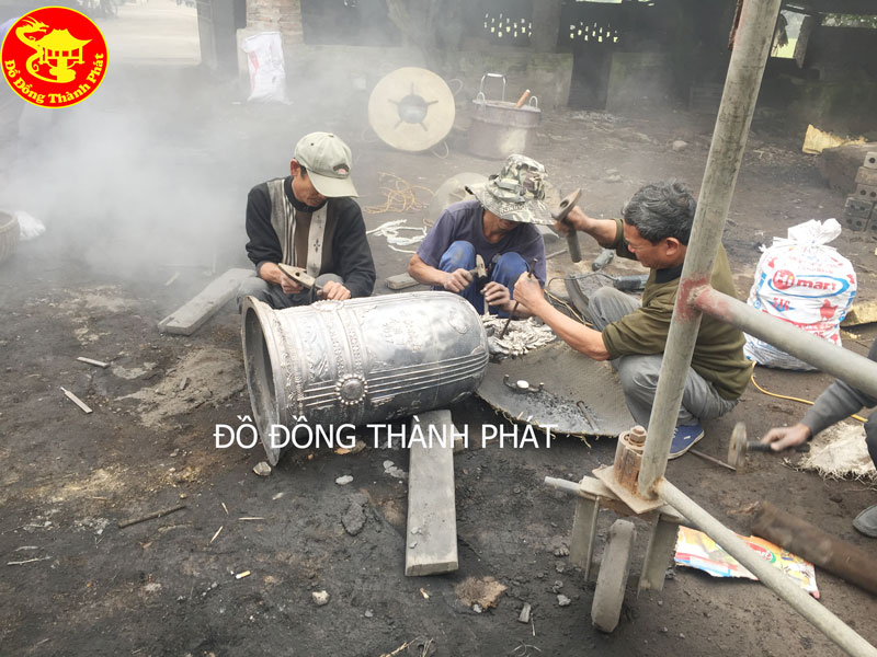 chuông sau khi hoàn thành