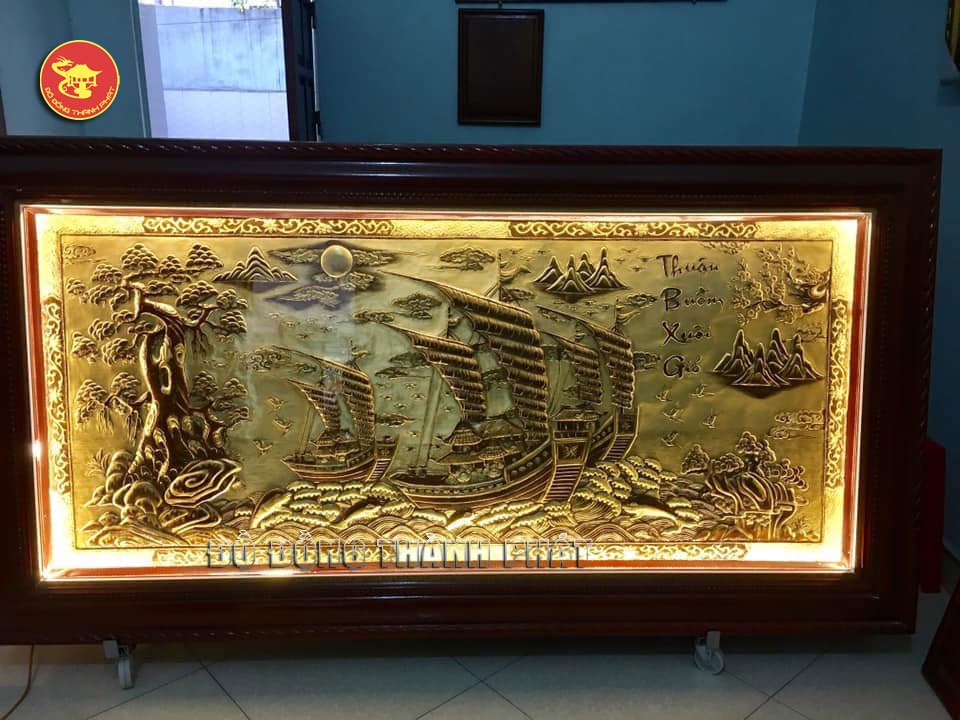 tranh đồng thuần buồm xuôi gió