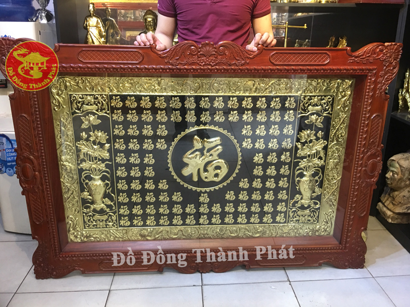 tranh bách phúc bằng đồng