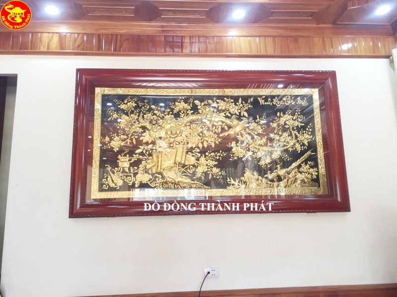 tranh đồng vinh hoa phú quý