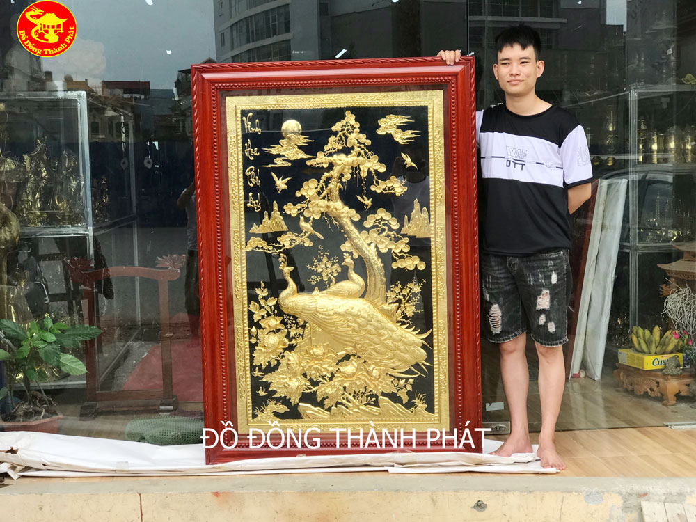 tranh đồng vinh hoa phú quý