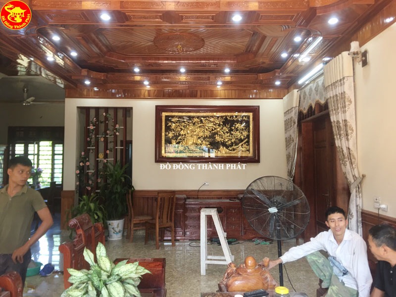 tranh vinh hoa phú quý bằng đồng