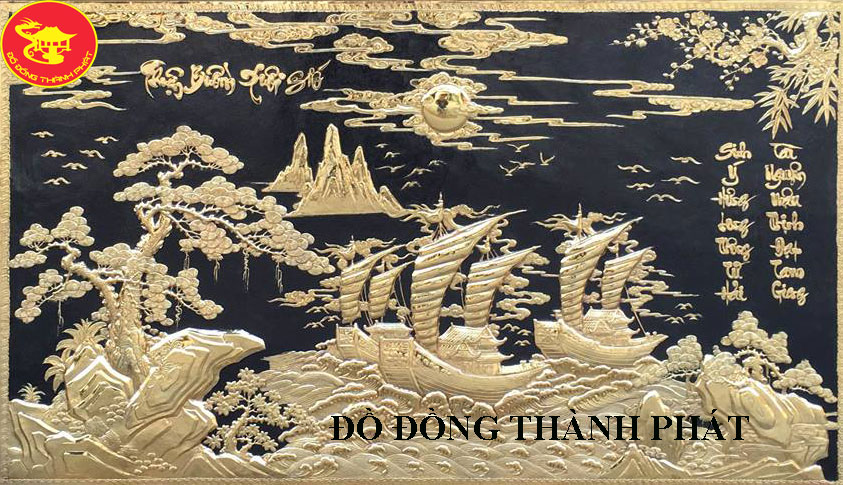 tranh thuận buồm mạ vanbgf