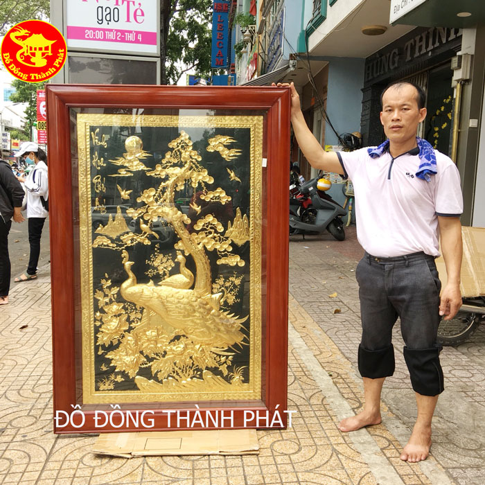 tranh vinh hoa phú quý bằng đồng