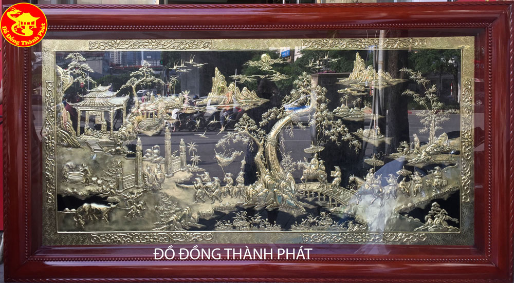 tranh đồng Vinh quy bái tổ