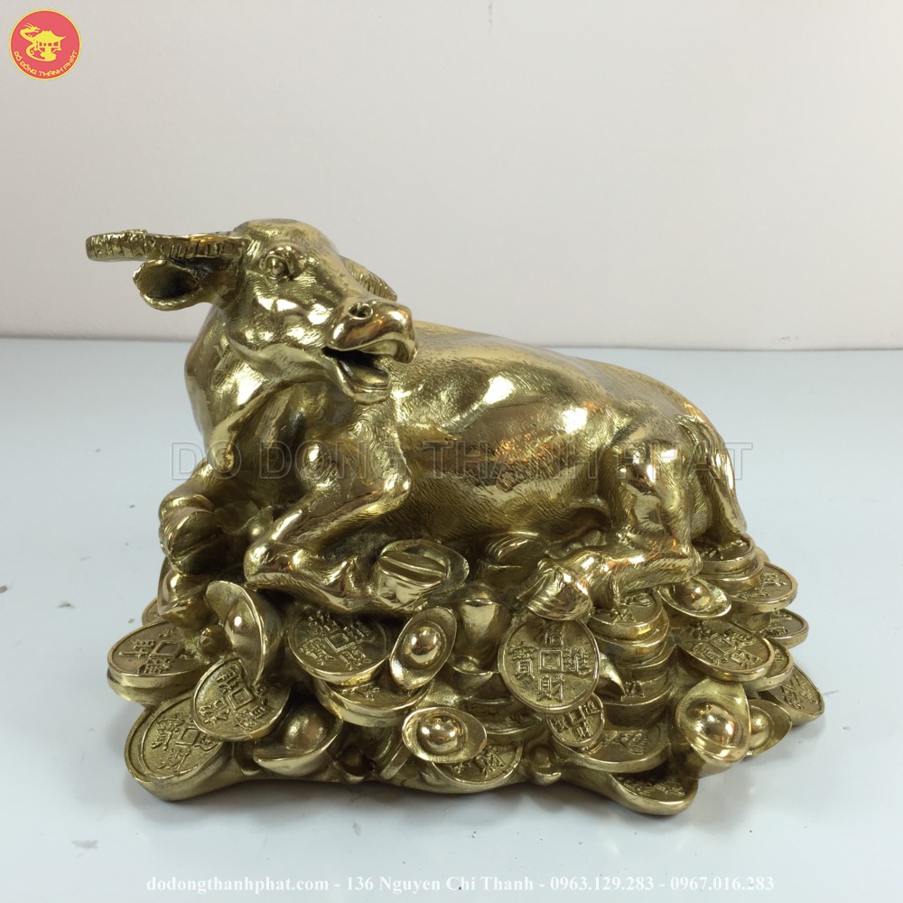 Tượng Linh Vật Trâu Đồng Phong Thủy