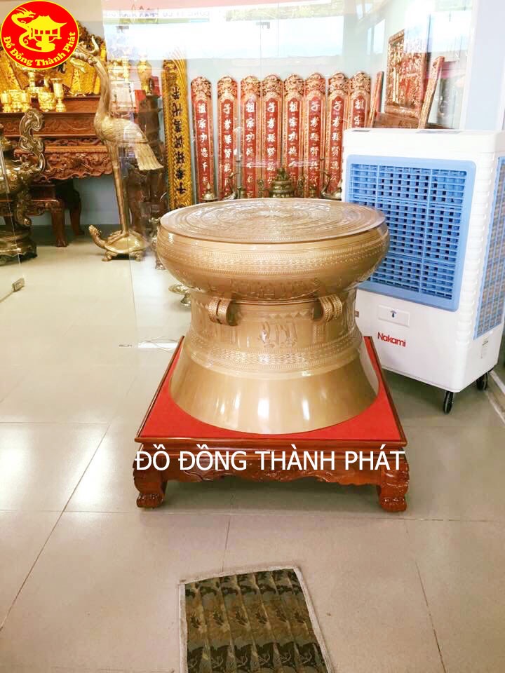 trống đồng đông sơn bằng đồng đỏ