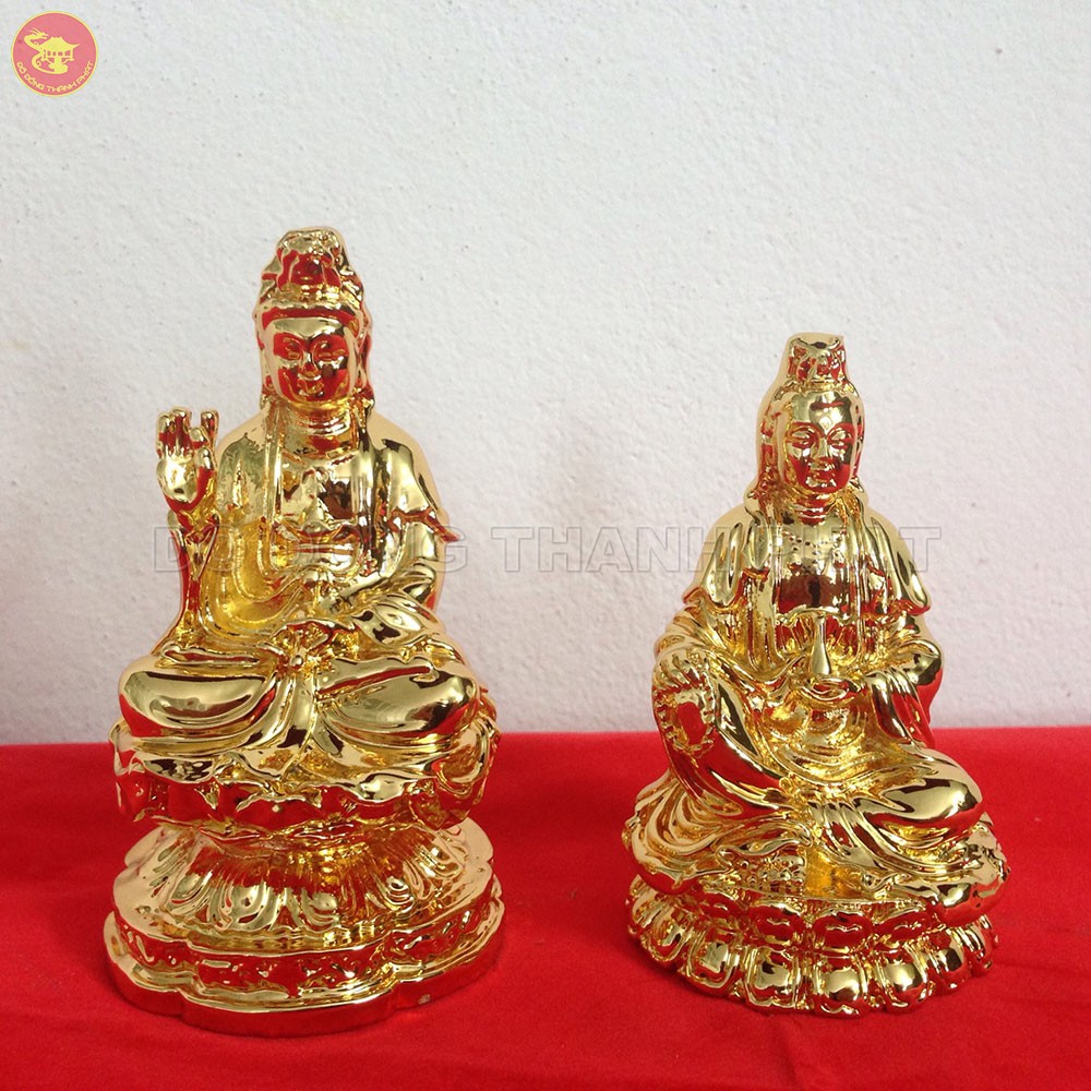 Địa chỉ bán tượng Phật bằng Đồng Quán Thế Âm Bồ Tát đẹp để trong ô tô
