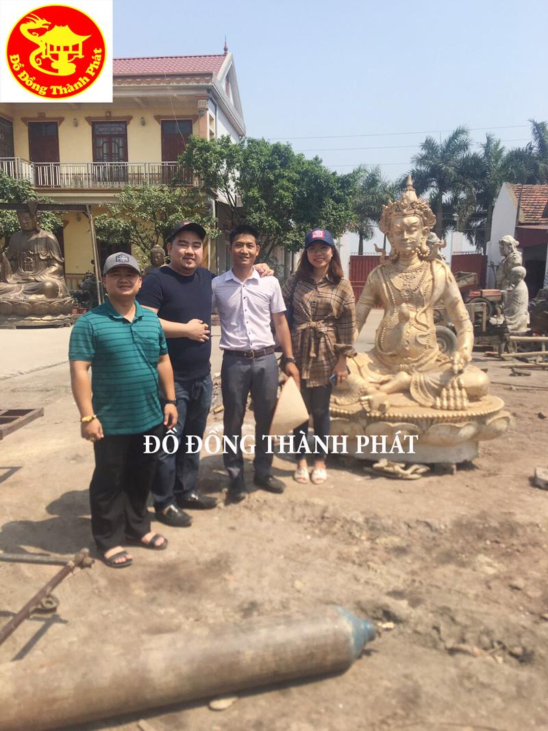 Đúc Tượng Hoàng Thần Tài Bằng Đồng Cao 2 m Đúc Tượng Đồng Đỏ Nguyên Chất Cực Đẹp