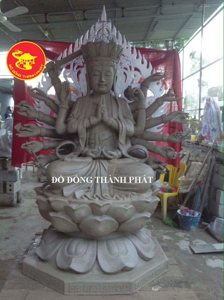 Cơ Sở Đúc Tượng Phật Chuẩn Đề Bằng Đồng Đỏ Cho Chùa Đẹp Uy Tín Tại Cầu Giấy Hà Nội