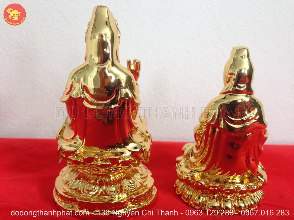 Địa chỉ bán tượng Phật bằng Đồng Quán Thế Âm Bồ Tát đẹp để trong ô tô