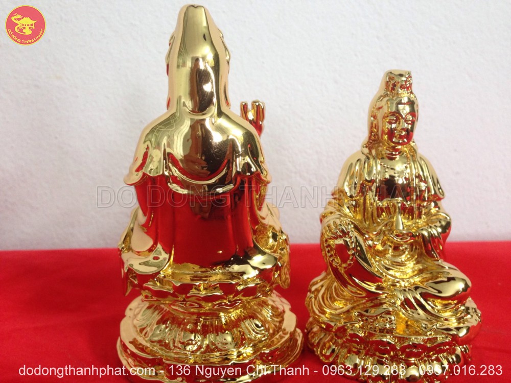 Địa chỉ bán tượng Phật bằng Đồng Quán Thế Âm Bồ Tát đẹp để trong ô tô