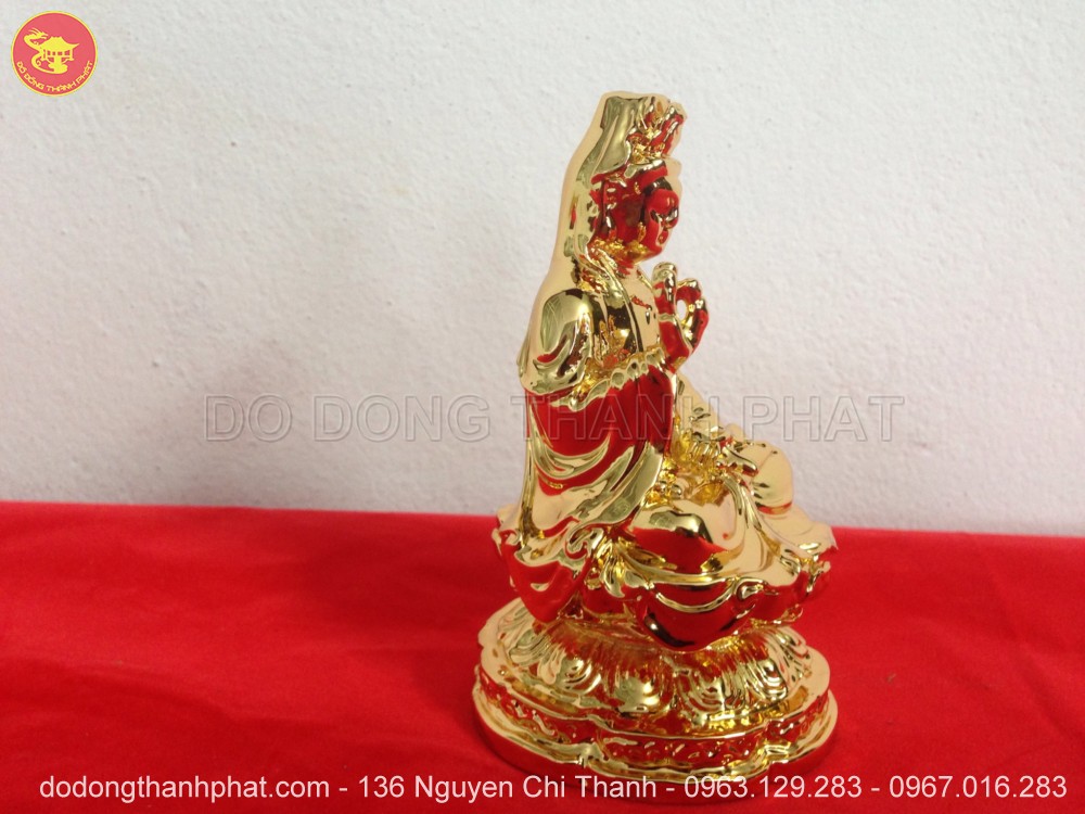 Địa chỉ bán tượng Phật bằng Đồng Quán Thế Âm Bồ Tát đẹp để trong ô tô